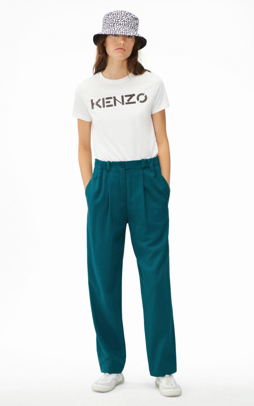 Kenzo Fitted παντελόνια φόρμασ γυναικεια μπλε | GR187585